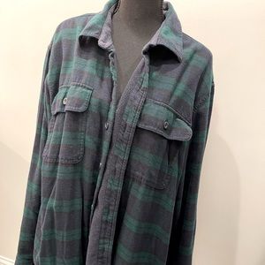 Mens Fleece Lined LL Bean Flannel